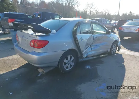 2005 Toyota Corolla Le z USA, uszkodzony, nr VIN 2T1BR30E85C338898